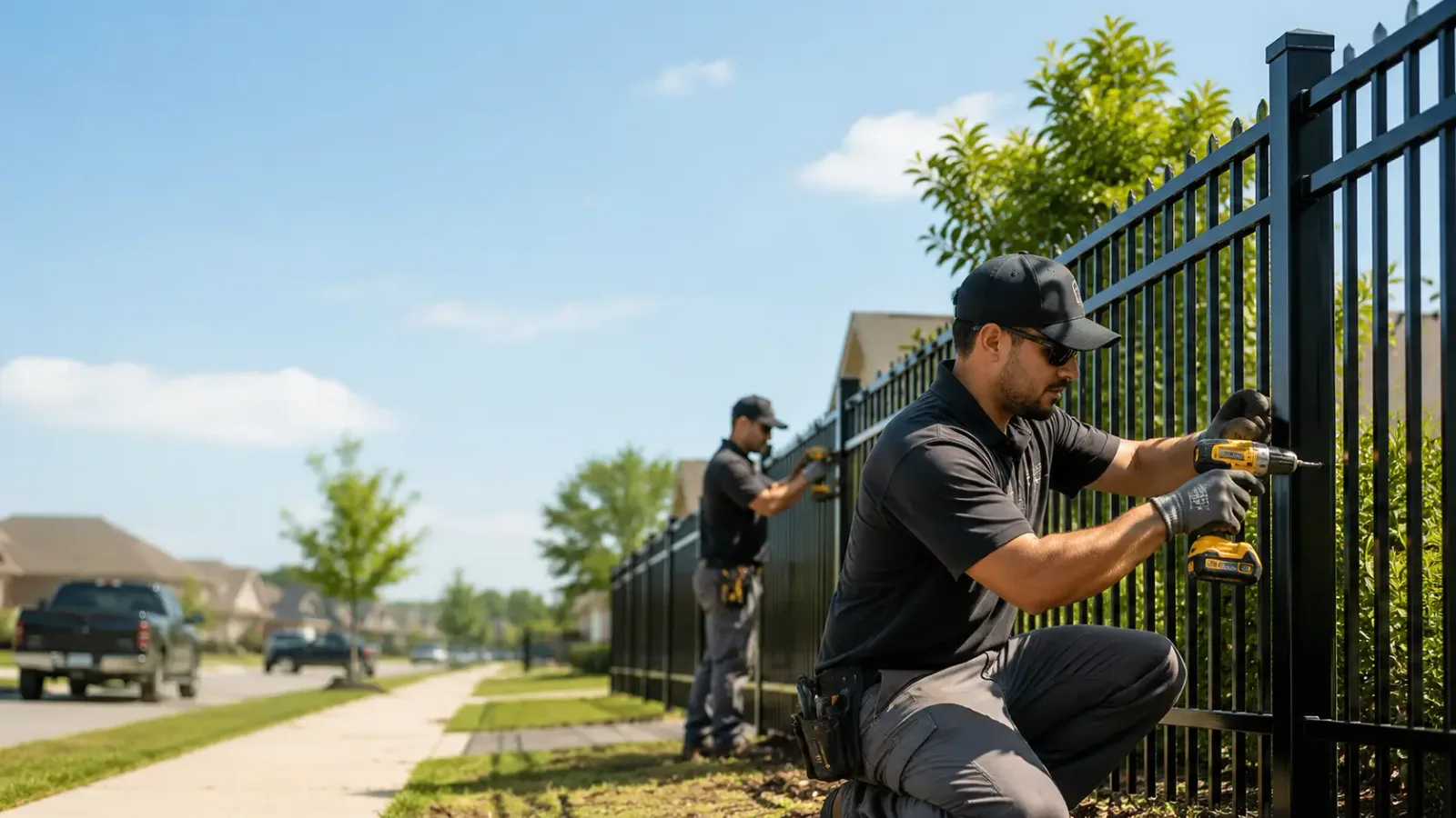 Metal Fence Installation in Burkettsville, OH